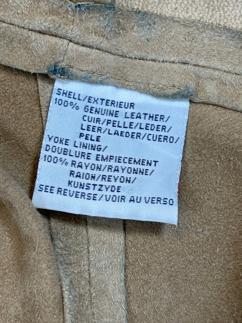 Polo by Ralph Lauren Vintage Suede Leather Overshirt M