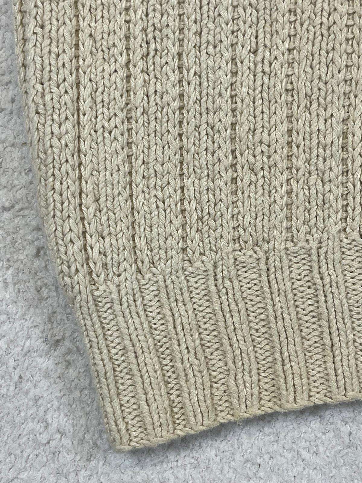Ralph Lauren Polo Sportsman Vintage Hand-Knit Aran Anchor Sweater