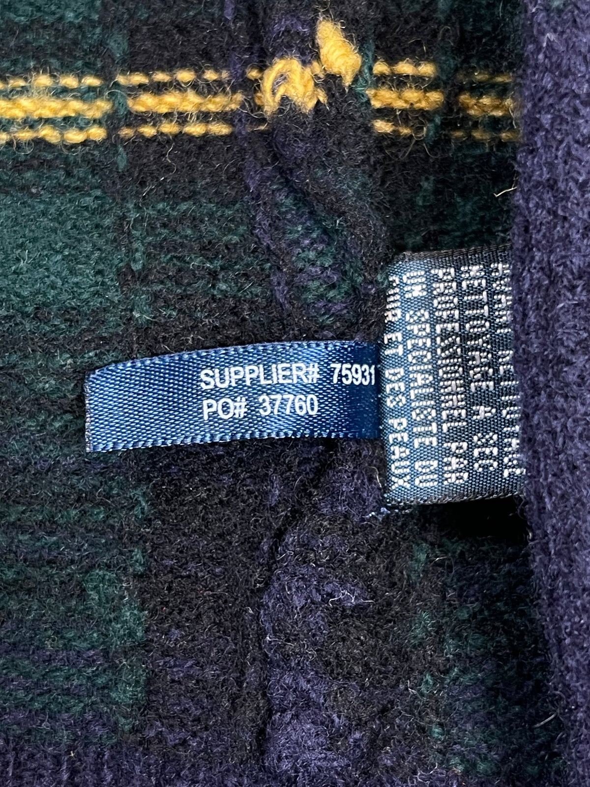 Polo by Ralph Lauren Vintage Tartan Lambswool & Suede Cardigan S
