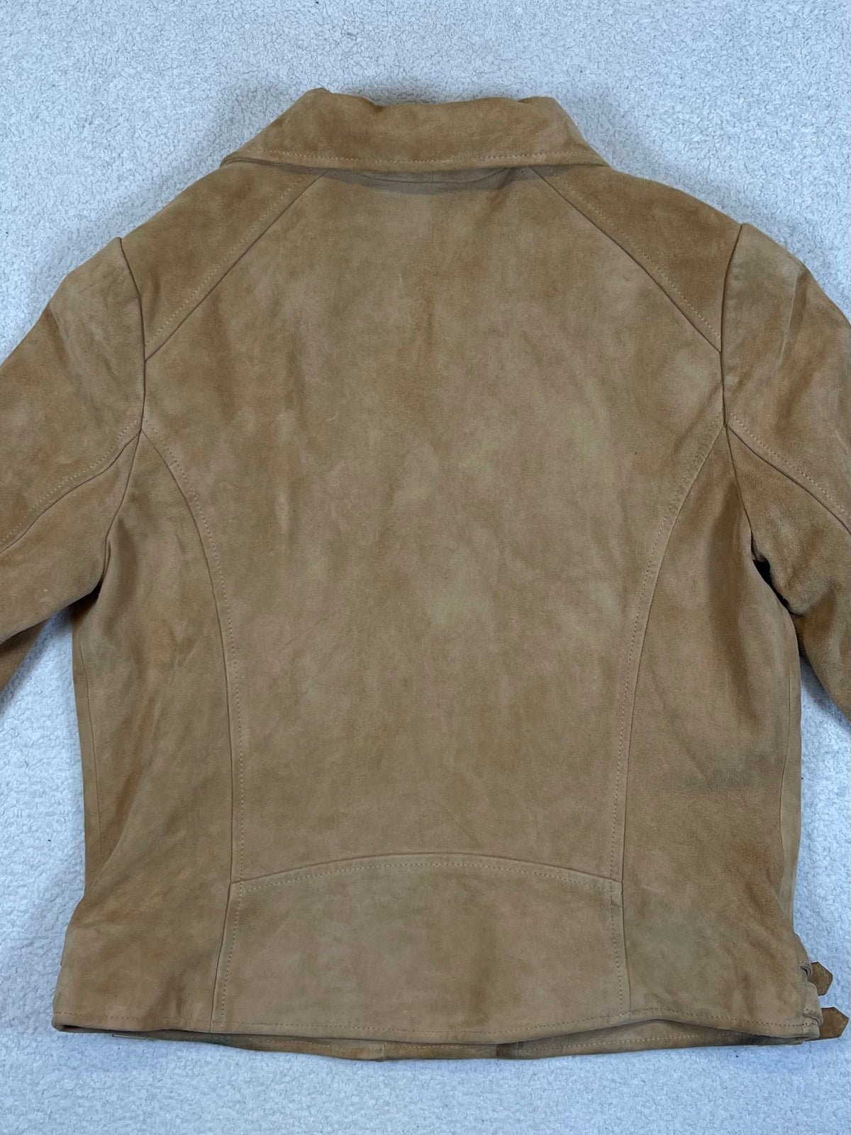 Lauren Ralph Lauren Goat Suede Biker Jacket M