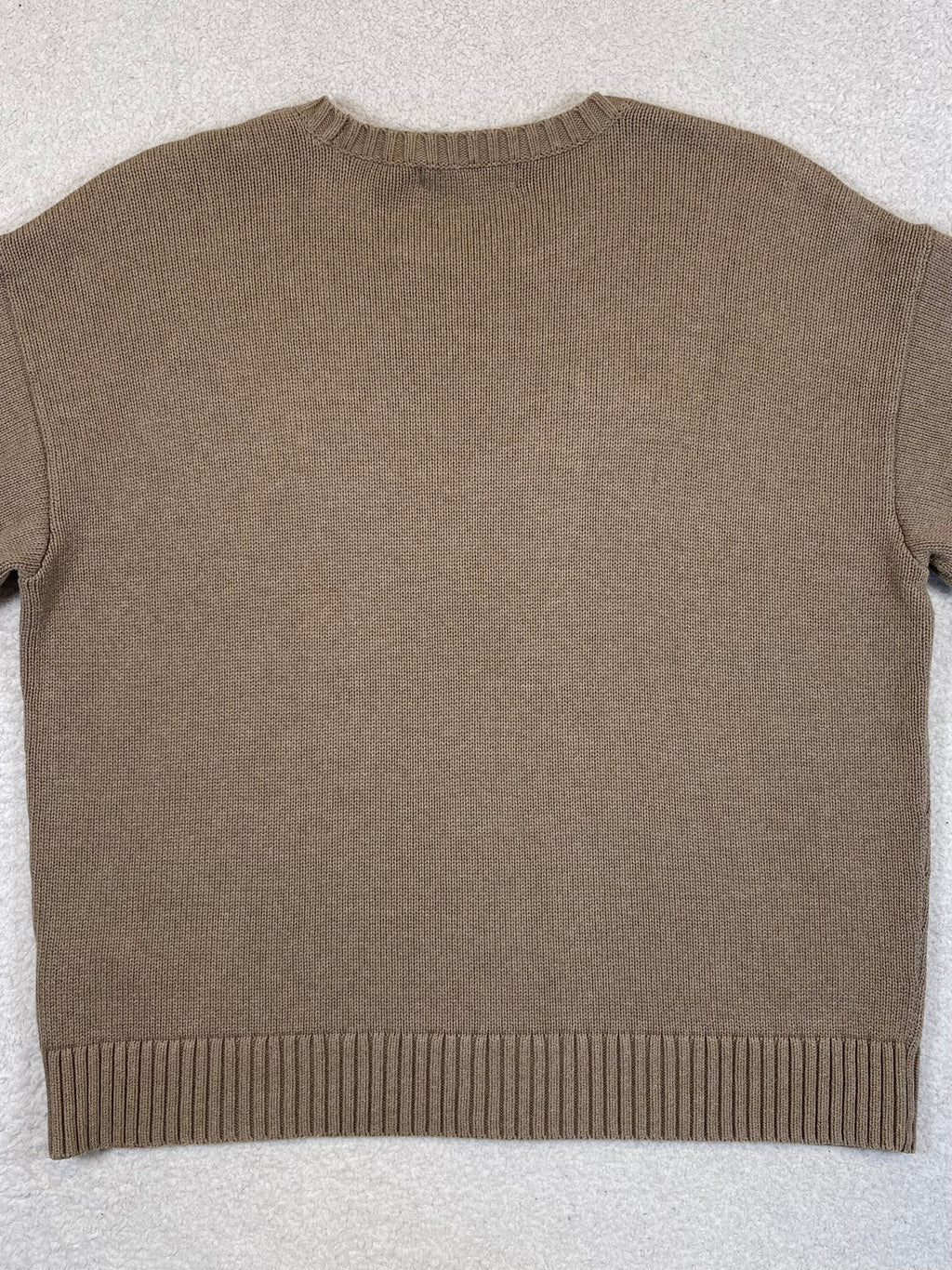 Lauren Ralph Lauren English Setter Intarsia-Knit Cotton Sweater L