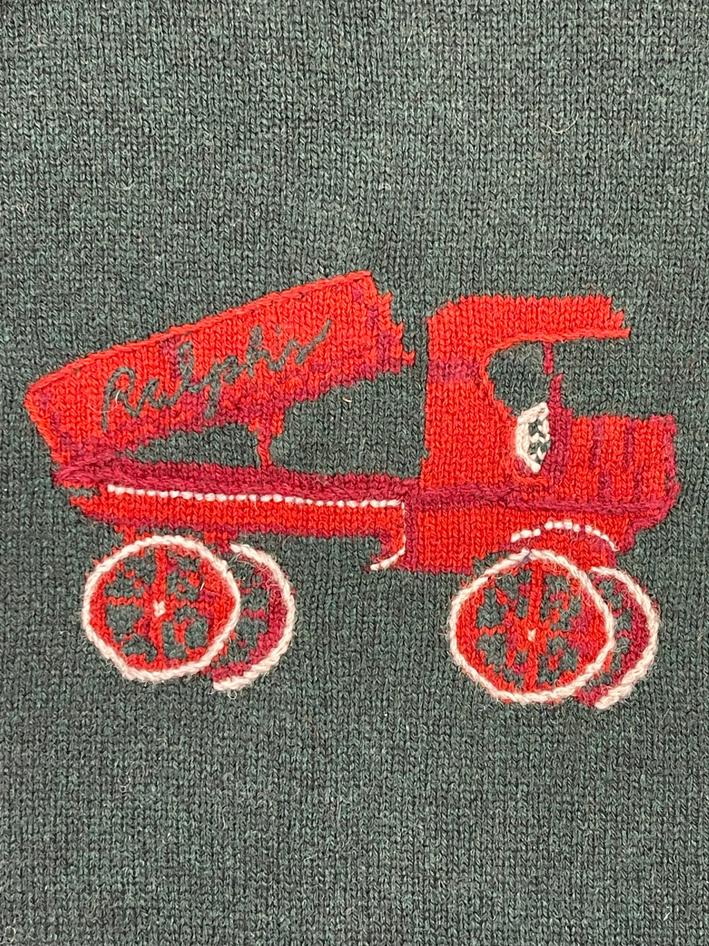 Polo by Ralph Lauren Polo Country Flag Patchwork Wool Sweater XL