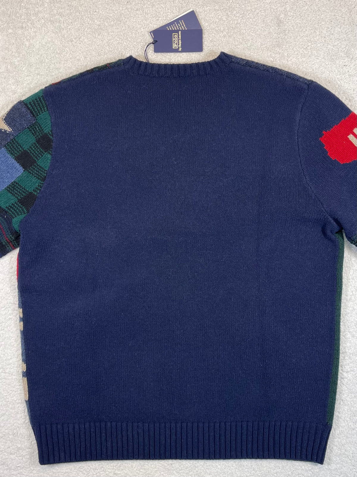 Polo by Ralph Lauren Polo Country Flag Patchwork Wool Sweater XL