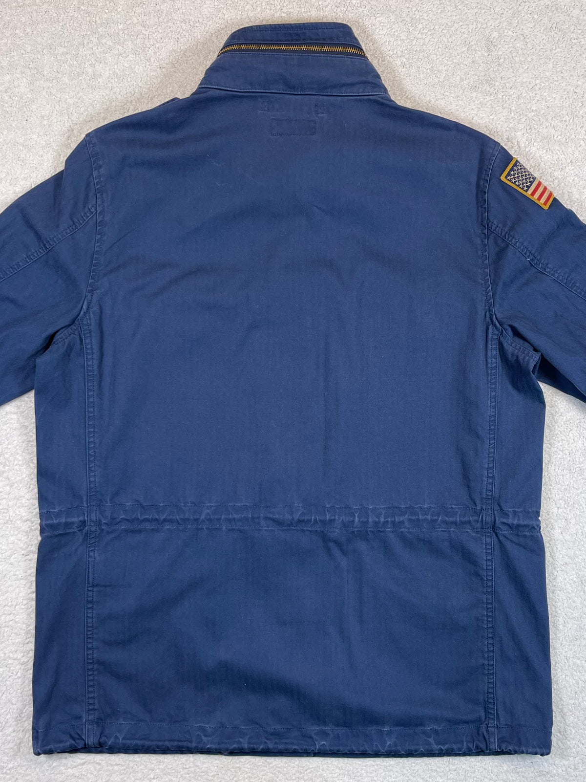 Polo Ralph Lauren Iconic Herringbone Cotton Canvas Military Field Jacket M