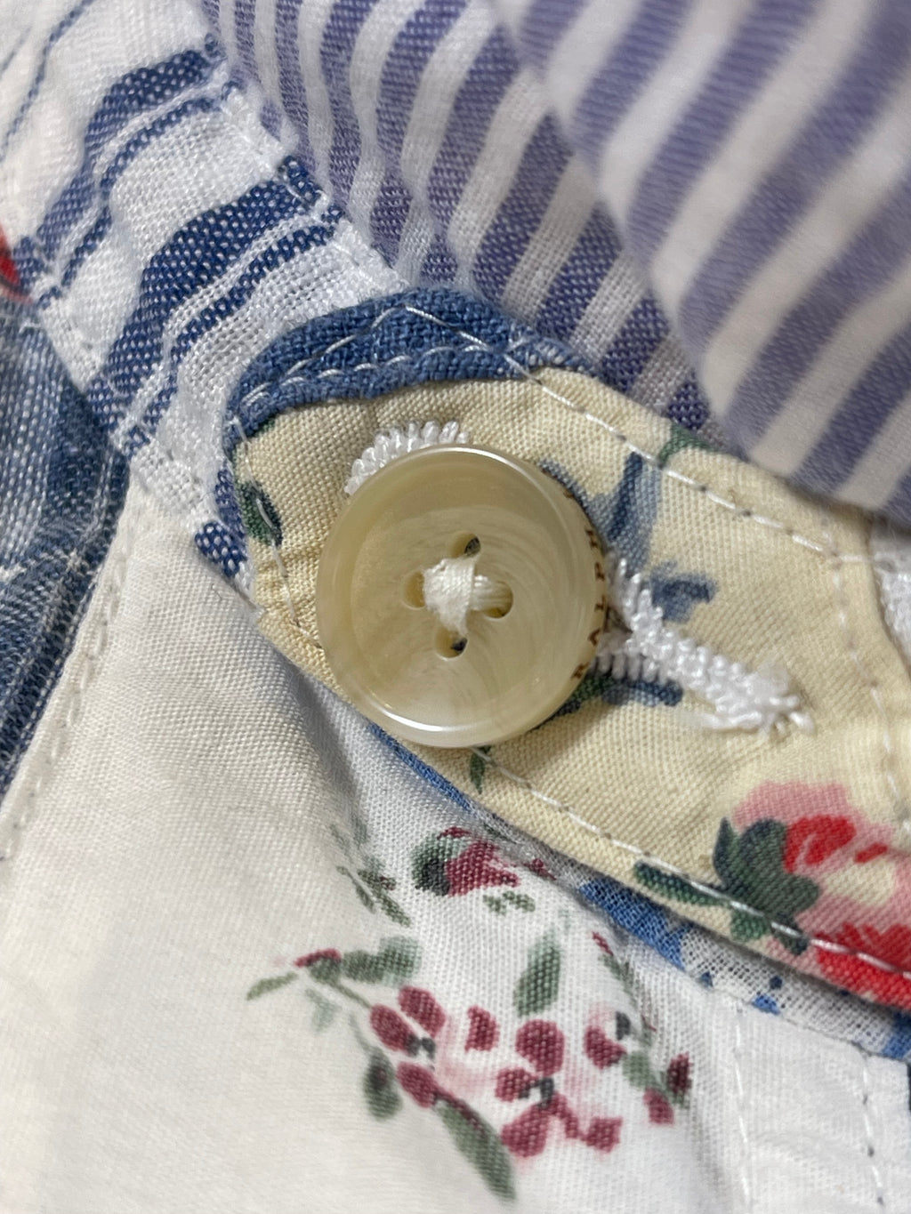 Polo Ralph Lauren Floral Patchwork Cotton & Linen Windbreaker Jacket