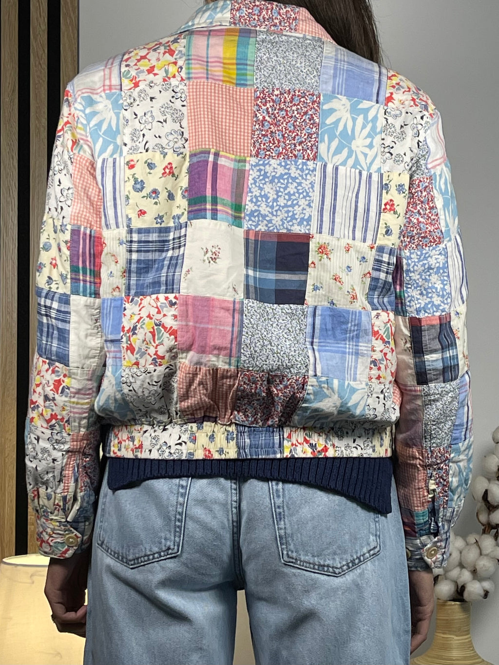 Polo Ralph Lauren Floral Patchwork Cotton & Linen Windbreaker Jacket