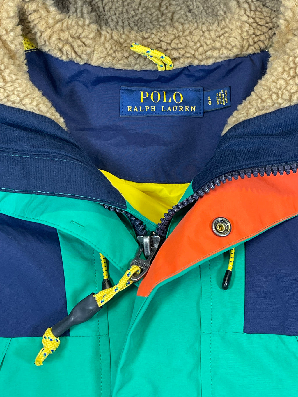 Polo Ralph Lauren Polo Sportsman Color-Block Nylon Anorak L
