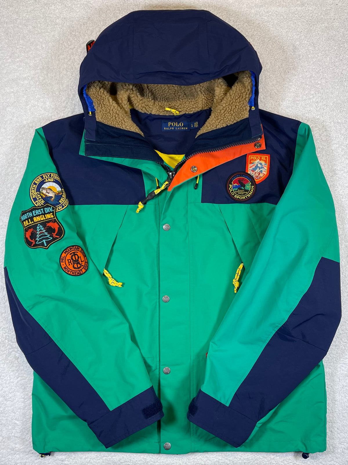 Polo Ralph Lauren Polo Sportsman Color-Block Nylon Anorak L