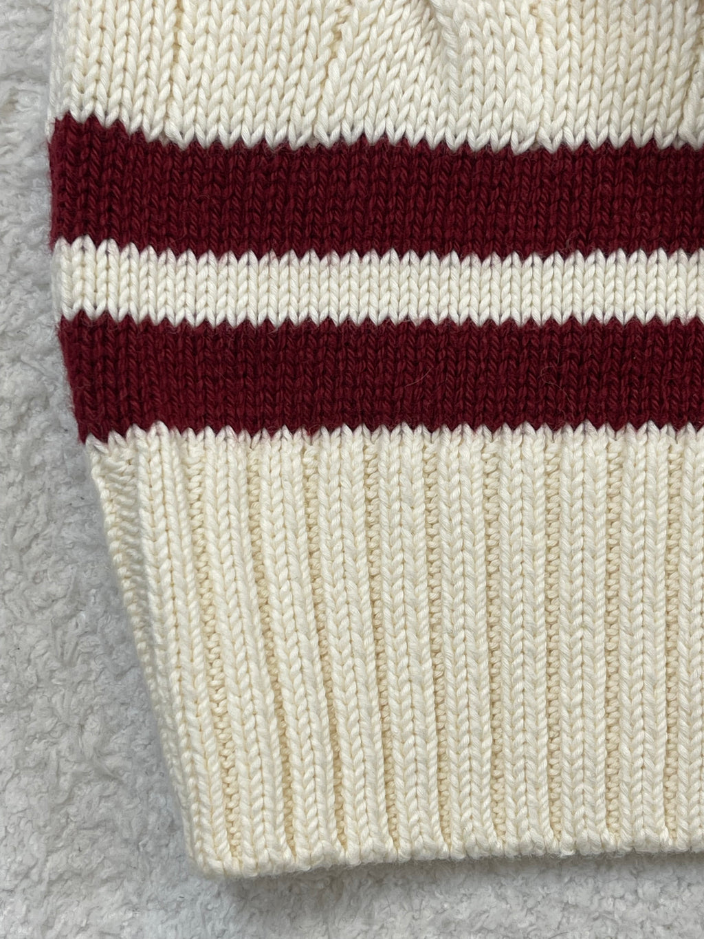 Polo by Ralph Lauren Morehouse College Cable-Knit Cotton Cricket Sweater XL