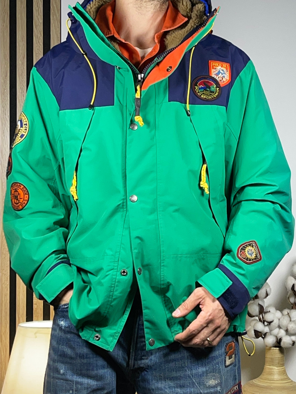 Polo Ralph Lauren Polo Sportsman Color-Block Nylon Anorak L