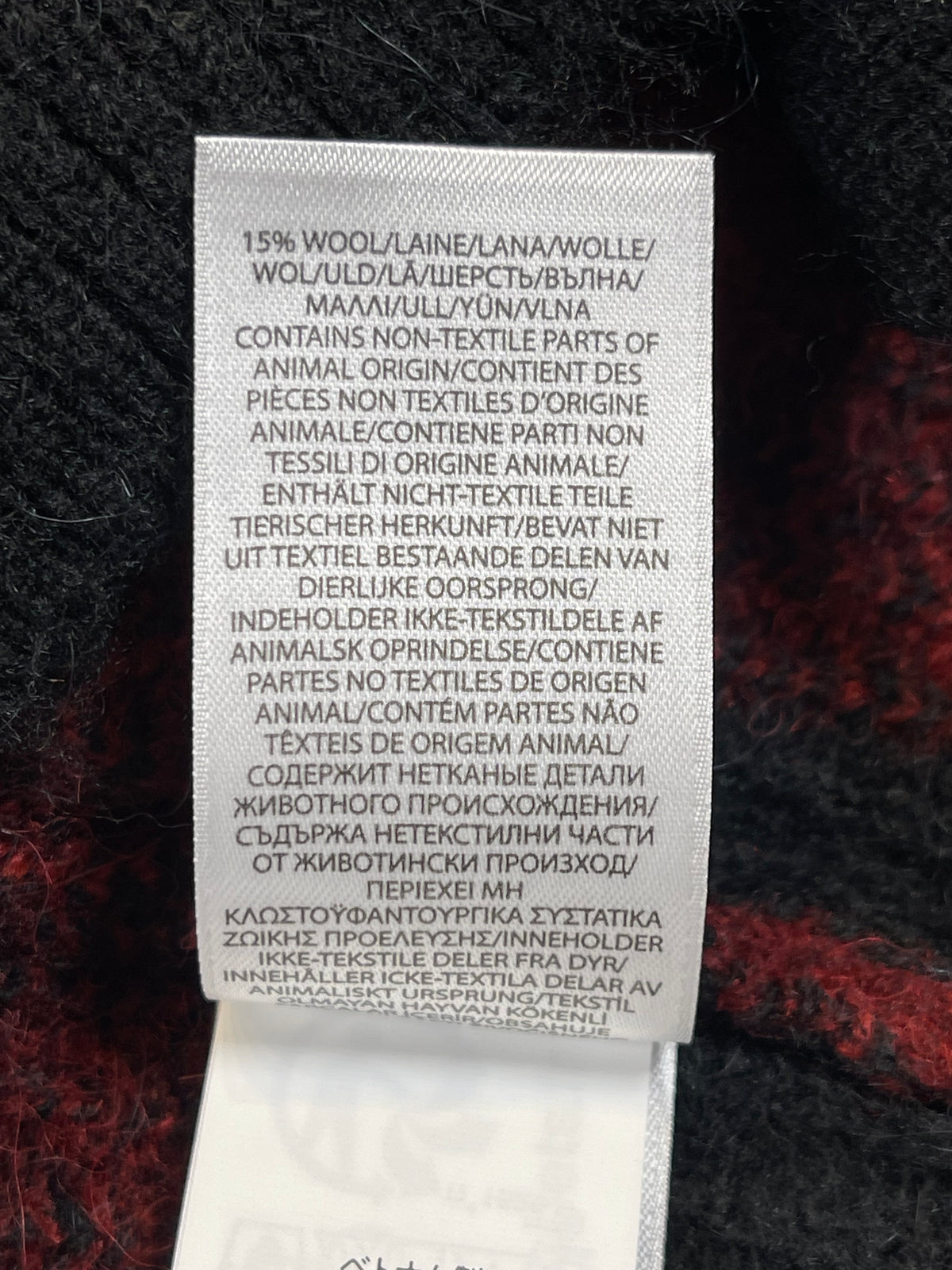 Polo Ralph Lauren Moose & Buffalo Plaid Alpaca Wool-Blend Cardigan S