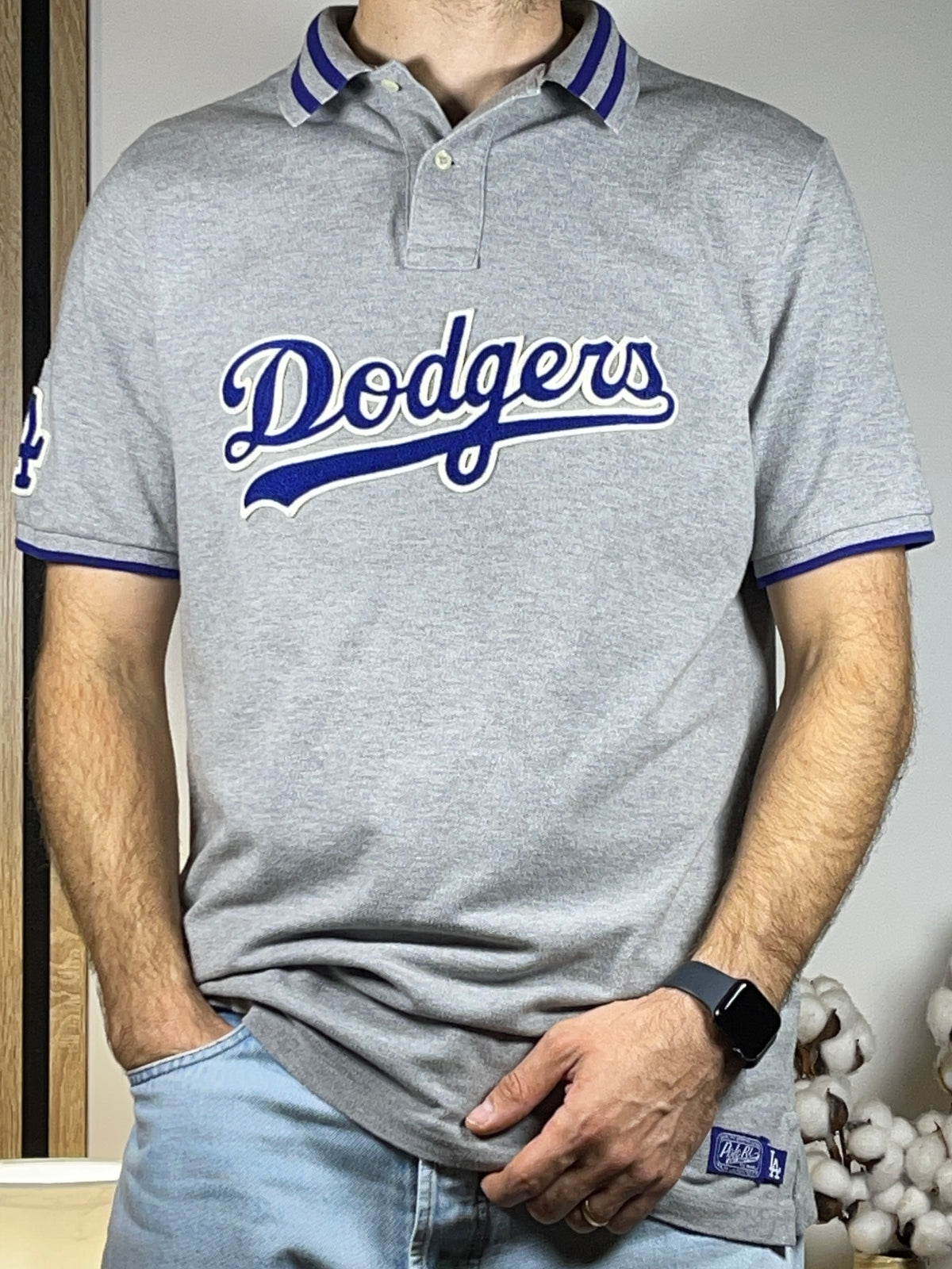 Polo by Ralph Lauren Los Angeles Dodgers™ Cotton Piqué Polo Shirt M
