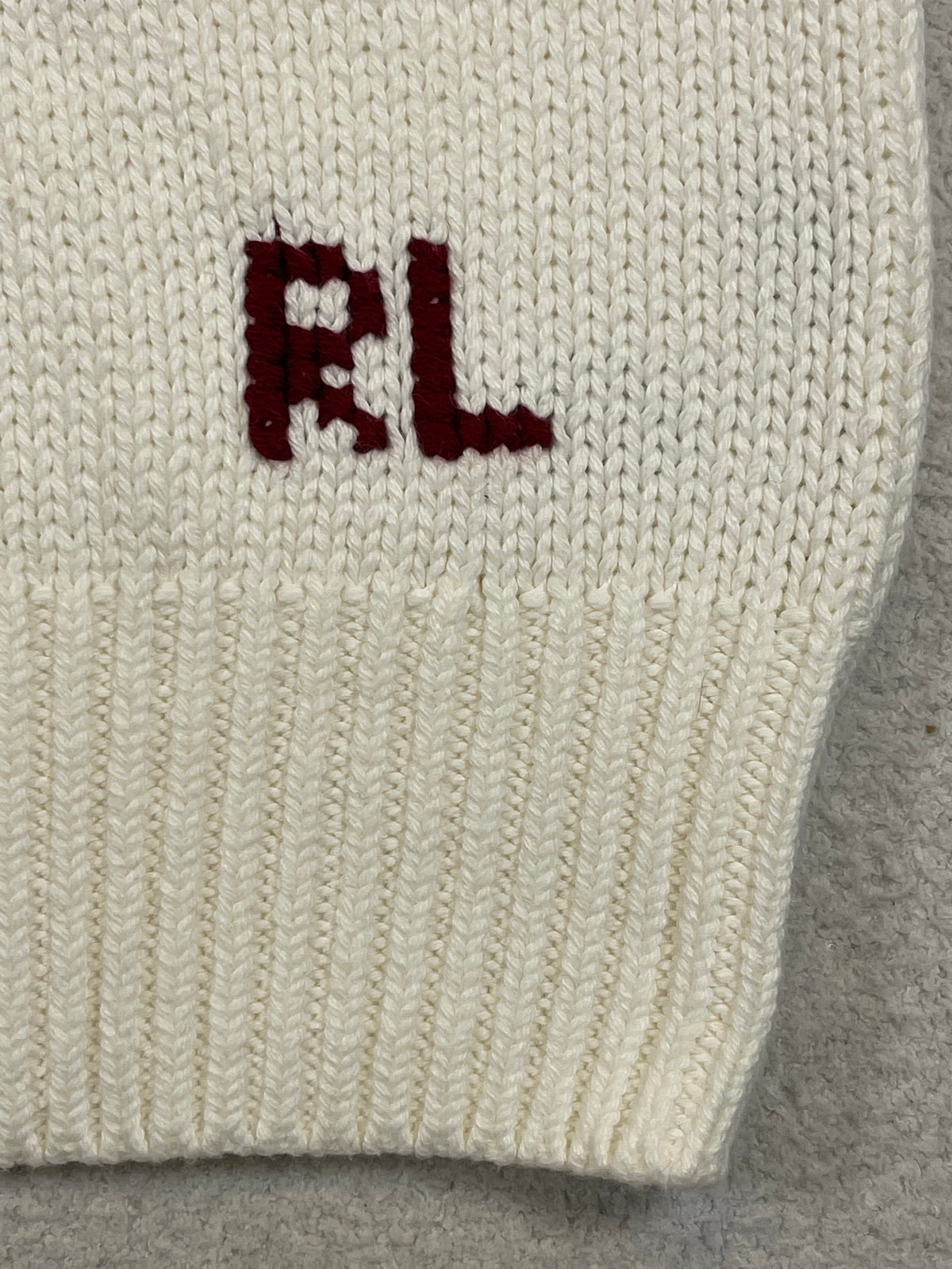 Polo by Ralph Lauren Limited-Edition Morehouse College Letter Cotton Sweater XL