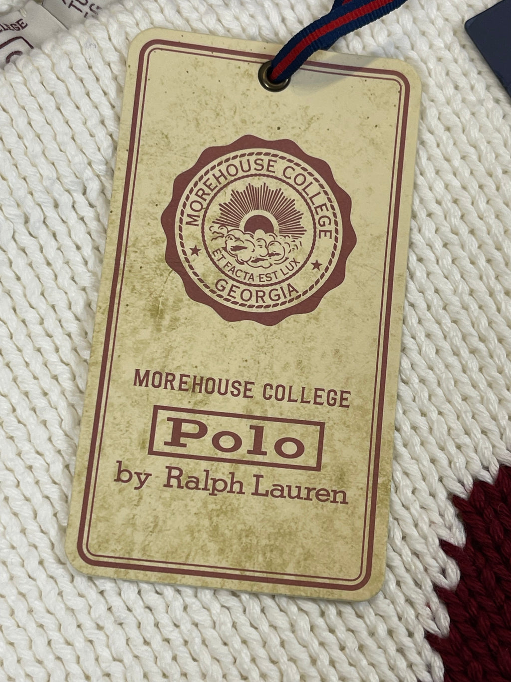 Polo by Ralph Lauren Limited-Edition Morehouse College Letter Cotton Sweater XL