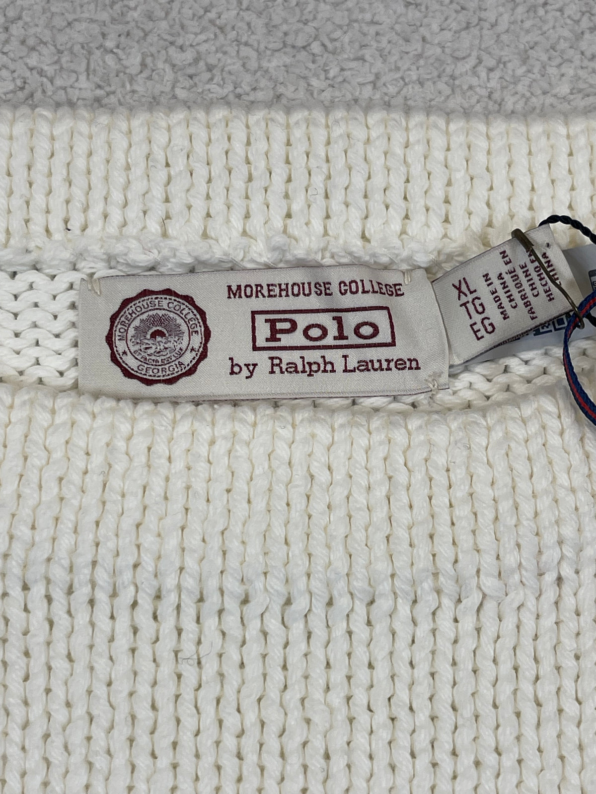 Polo by Ralph Lauren Limited-Edition Morehouse College Letter Cotton Sweater XL