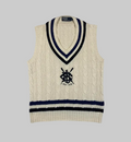 Cotton and cashmere cricket tank top