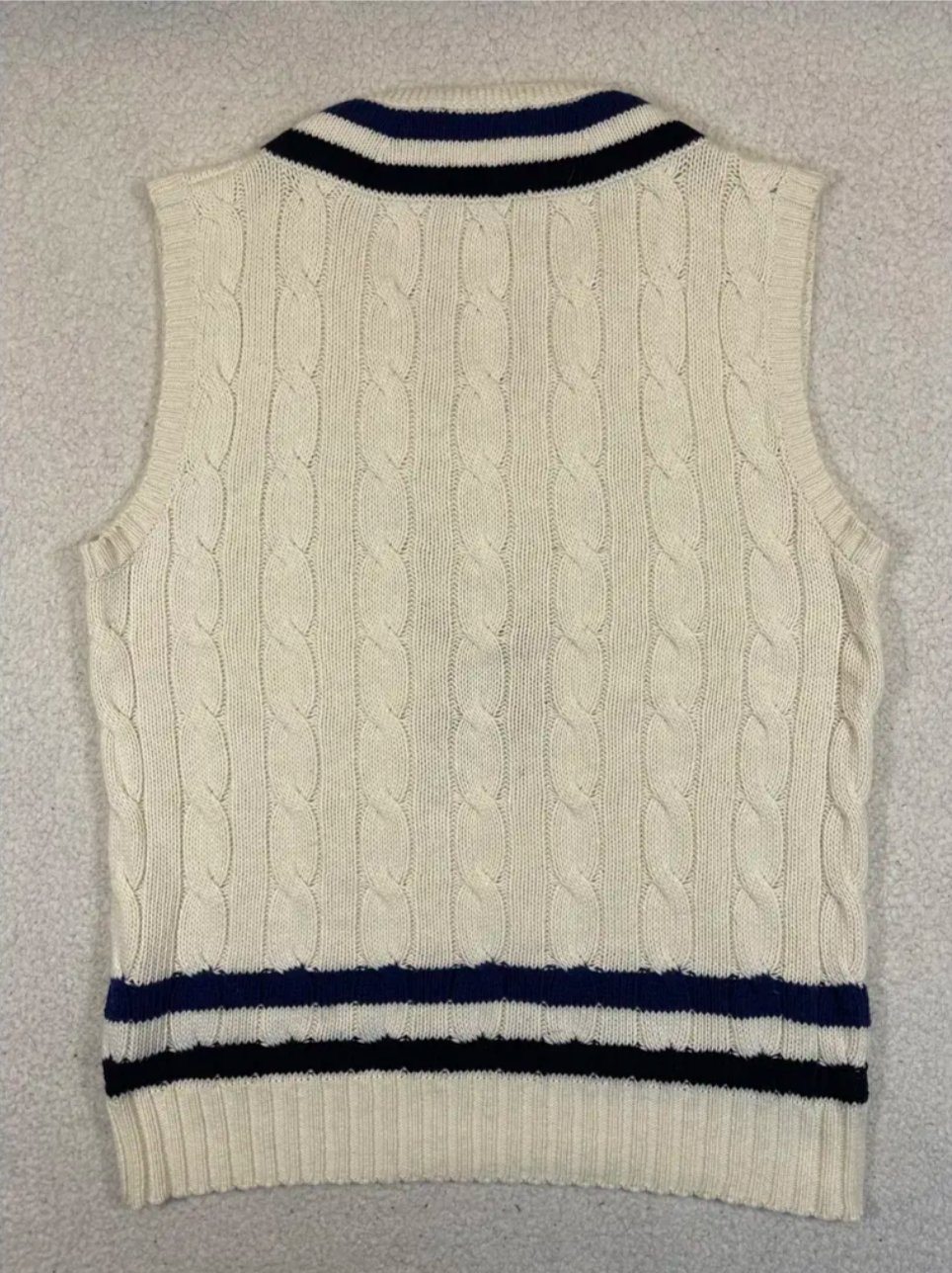 Cotton and cashmere cricket tank top