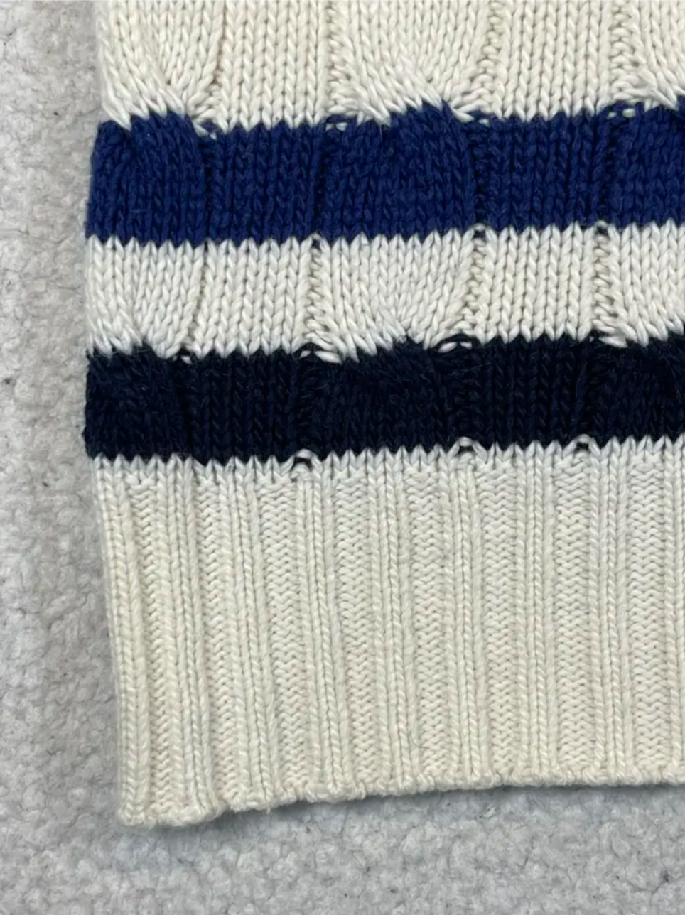 Cotton and cashmere cricket tank top