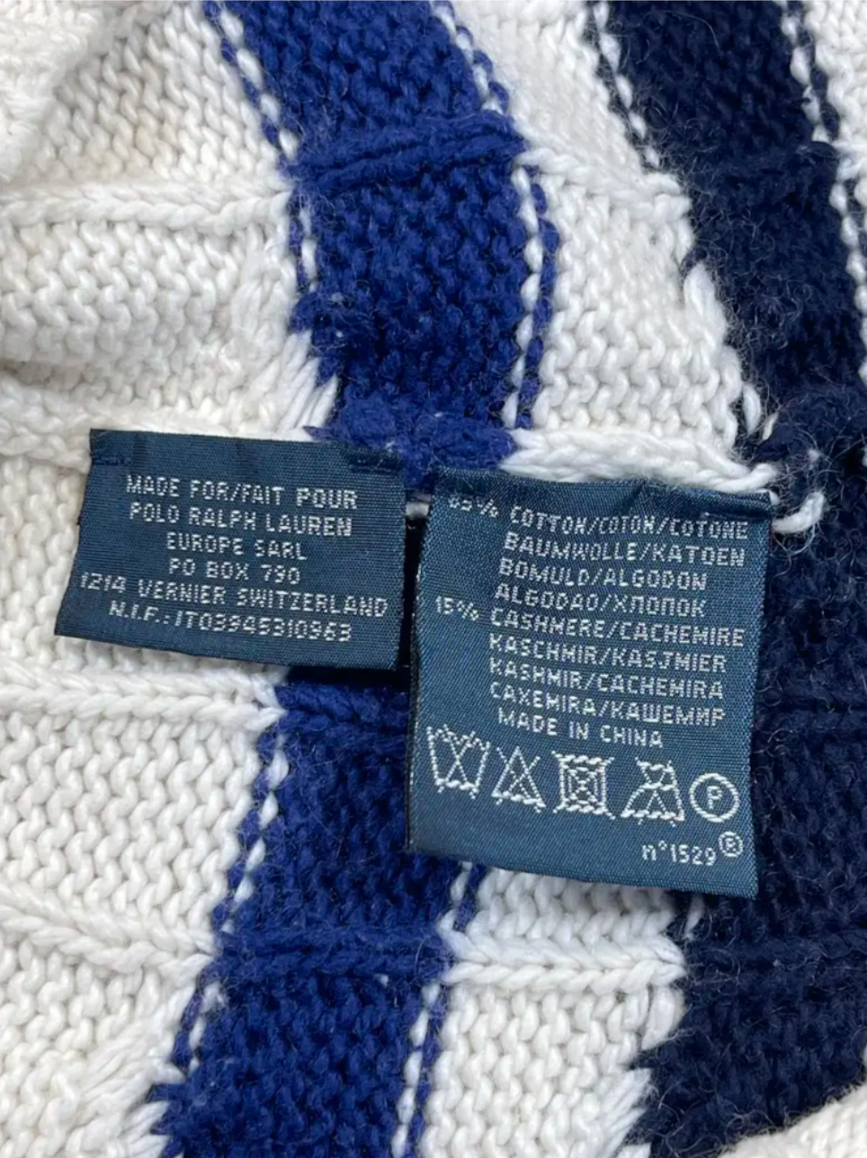 Cotton and cashmere cricket tank top
