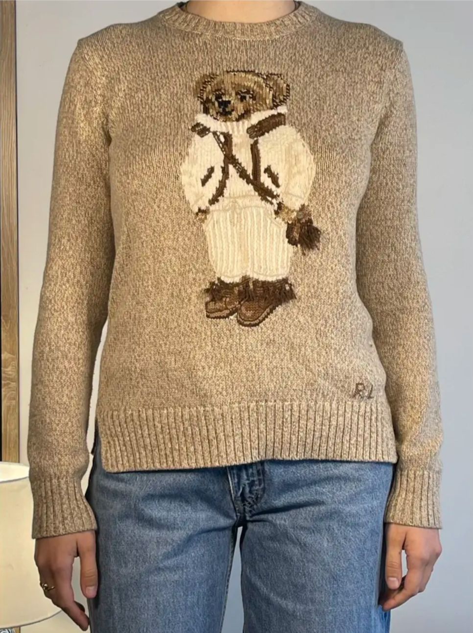 Pull en laine mélangée Polo Bear
