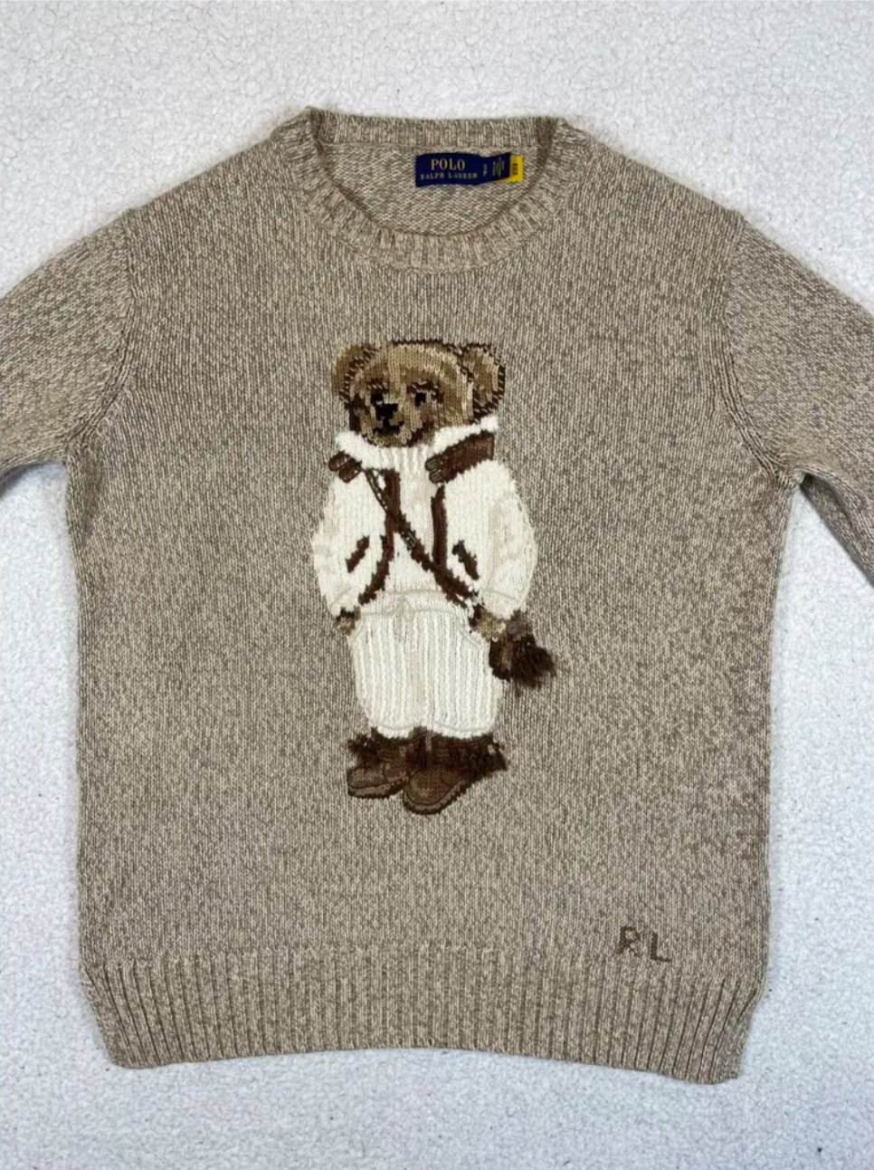 Pull en laine mélangée Polo Bear