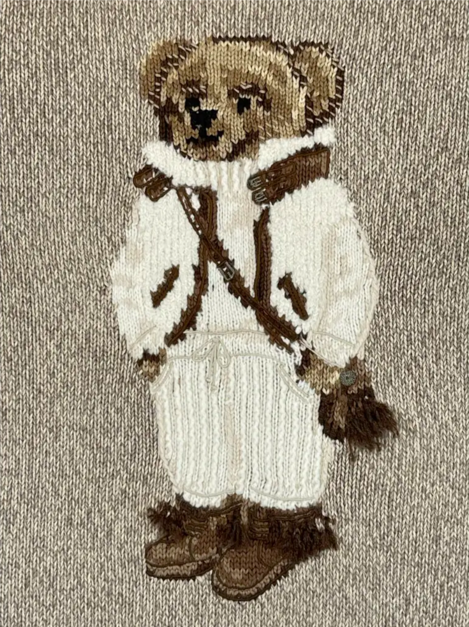 Pull en laine mélangée Polo Bear