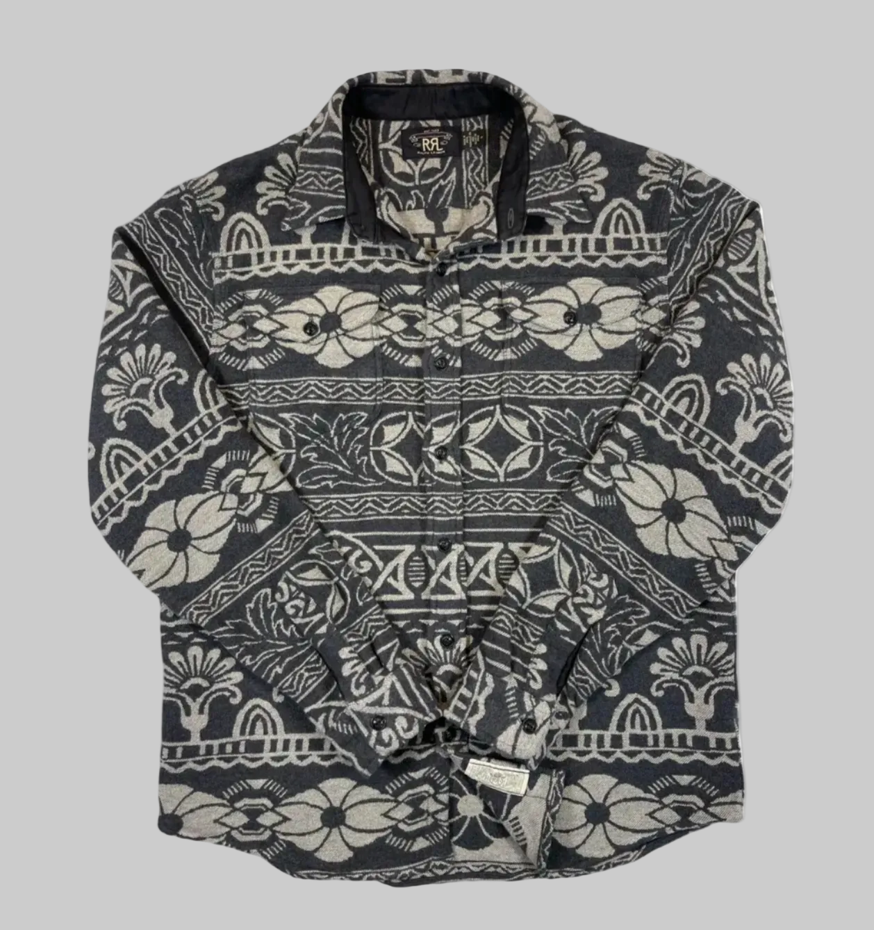RRL Double RL Ralph Lauren Jacquard-Workwear-Overshirt