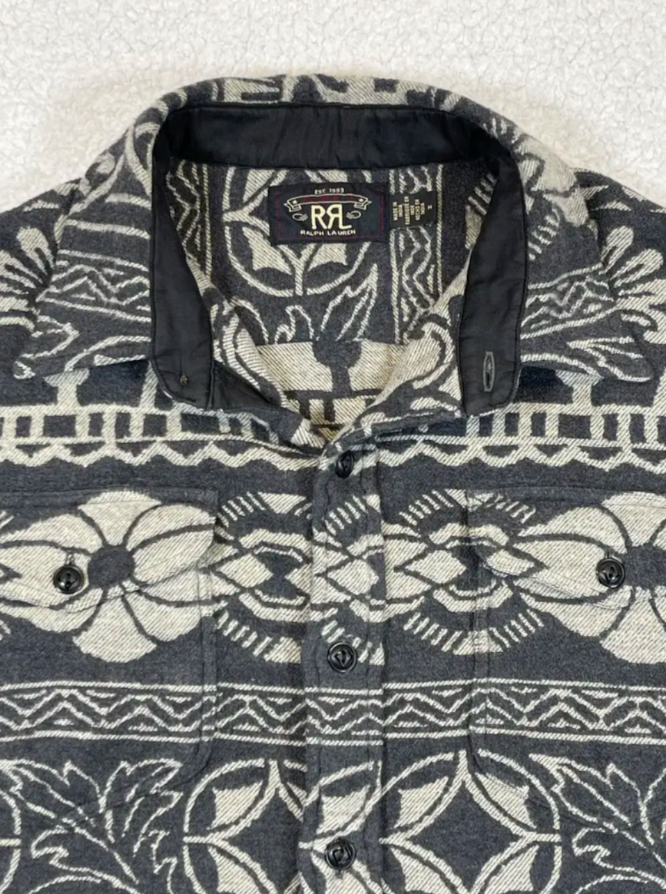 RRL Double RL Ralph Lauren Jacquard-Workwear-Overshirt