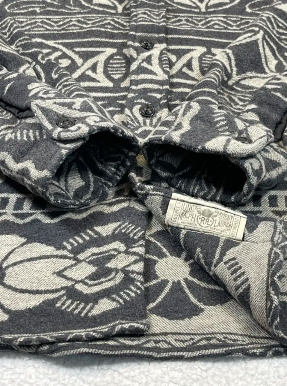 RRL Double RL Ralph Lauren Jacquard-Workwear-Overshirt
