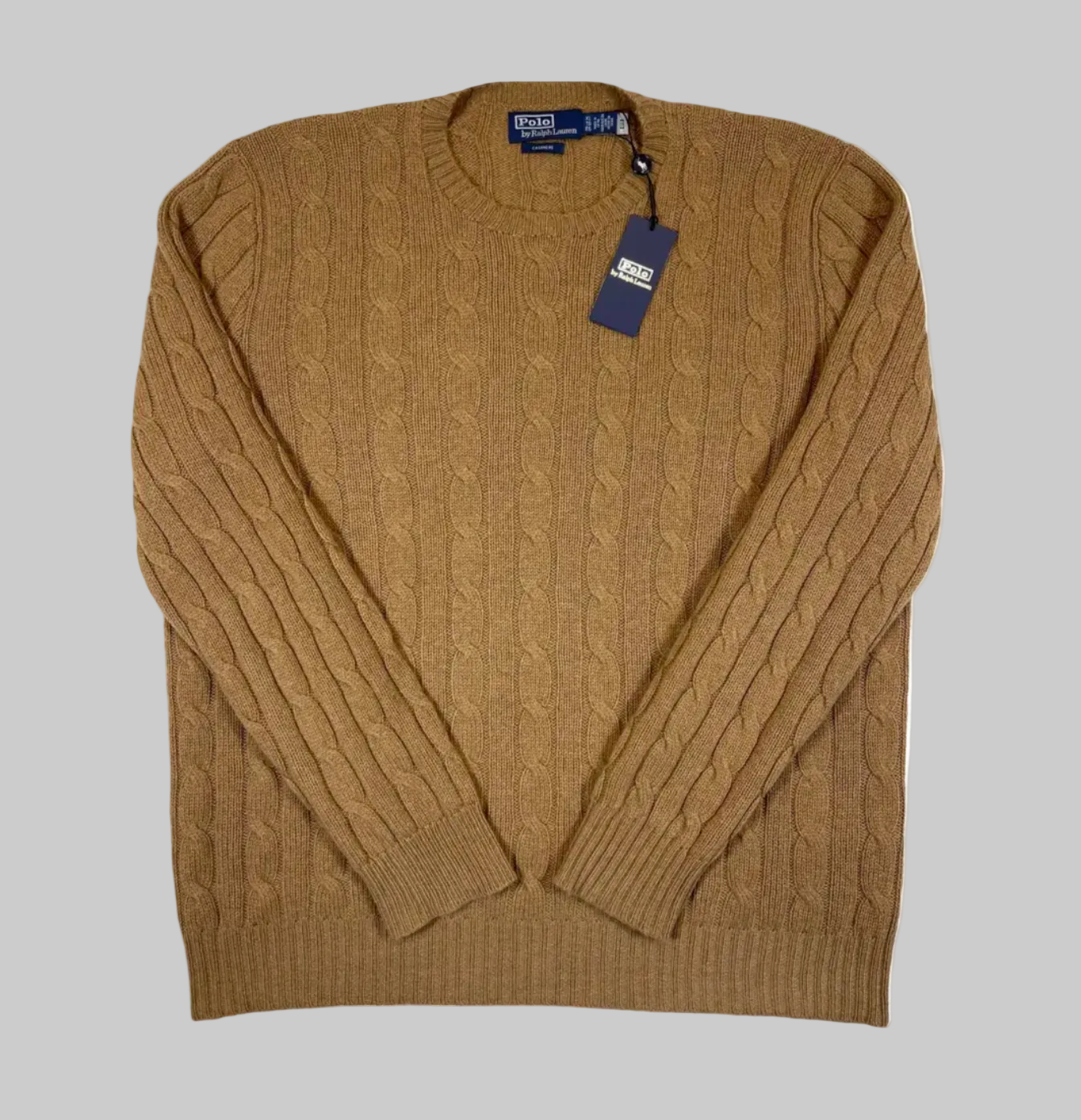 Iconic cable-knit cashmere sweater