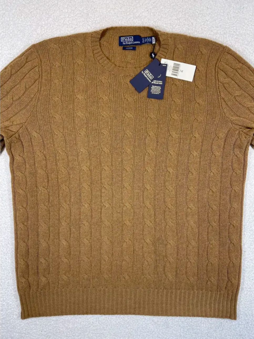 Iconic cable-knit cashmere sweater