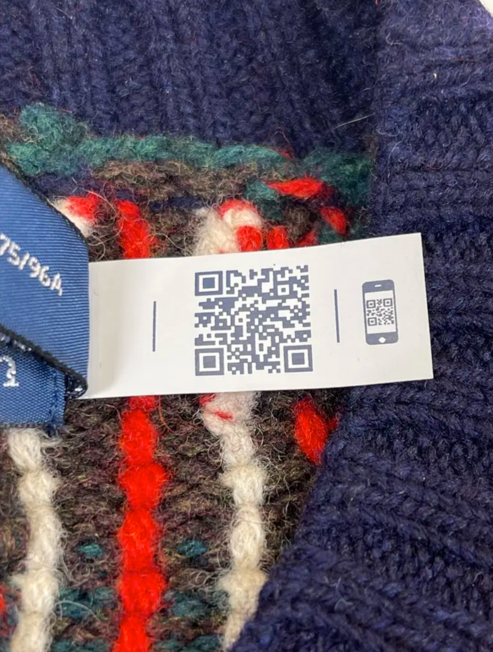 Pull patchwork en tartan, mélange de laine
