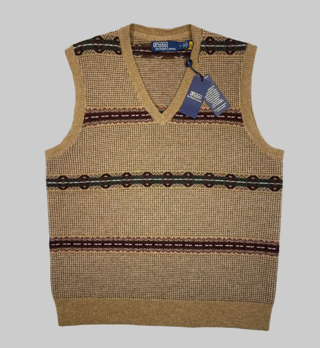 Débardeur en laine Fair Isle