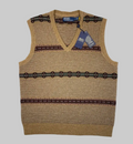 Débardeur en laine Fair Isle
