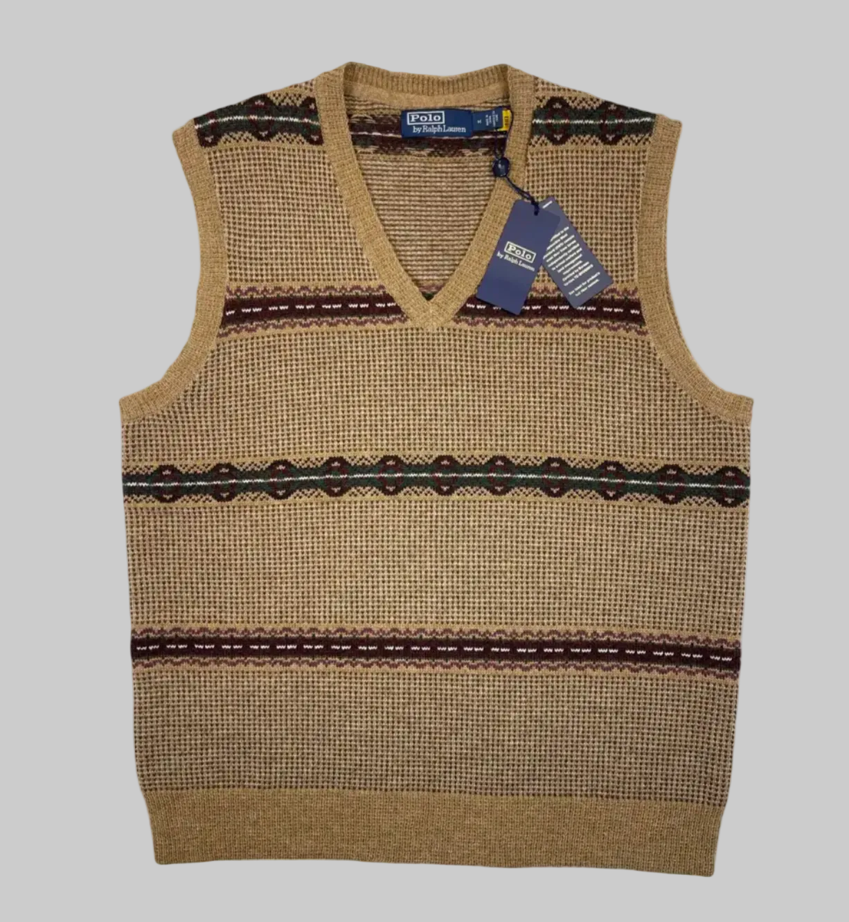 Fair Isle Wool Tank Top