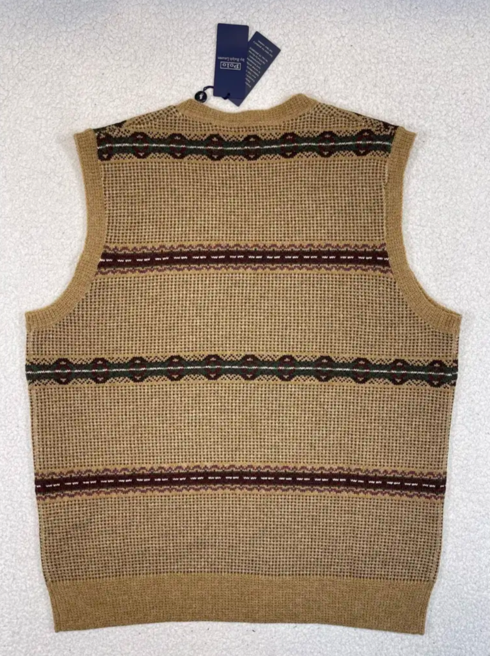 Fair Isle Wool Tank Top
