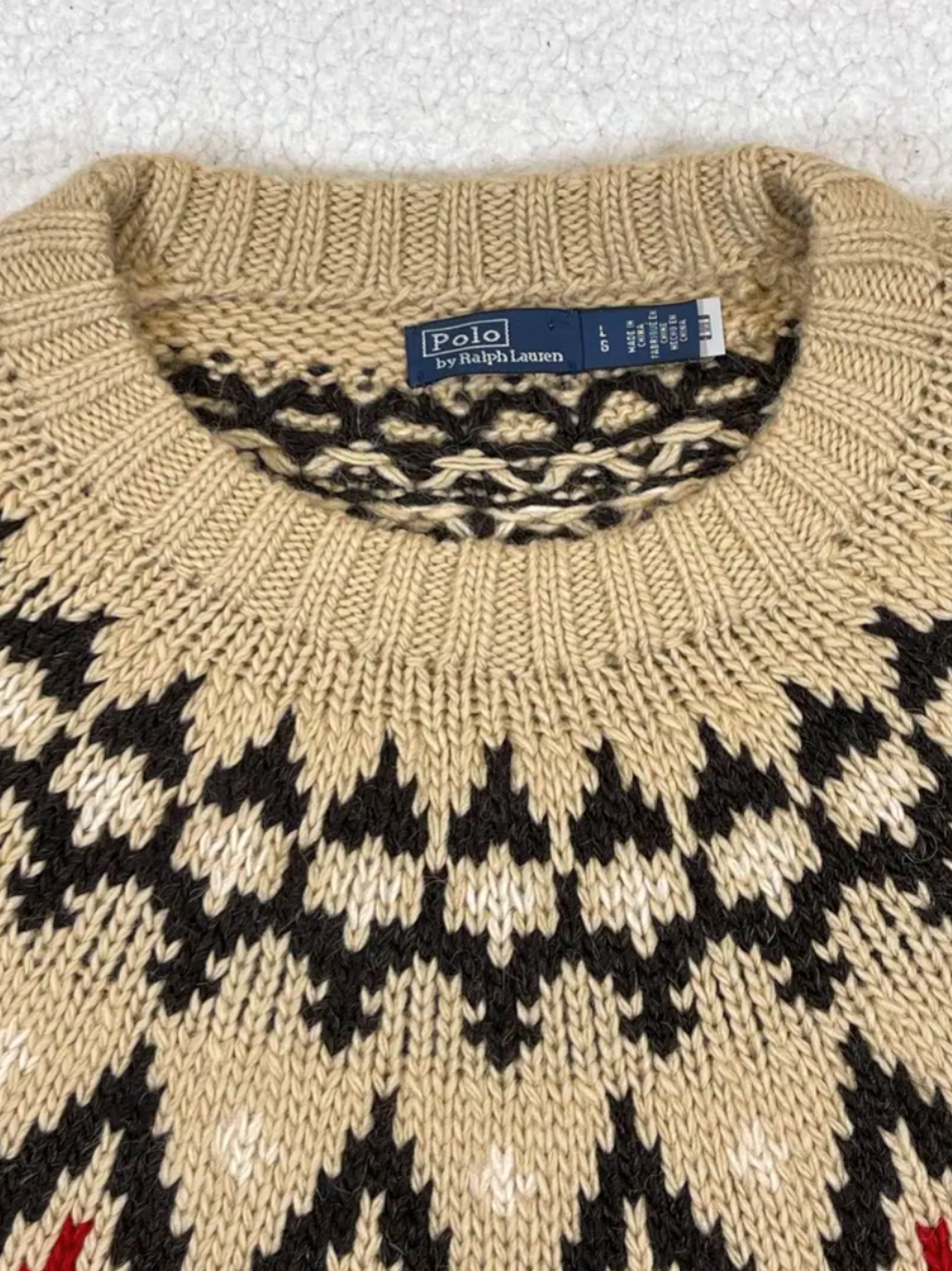 Polo by Ralph Lauren Pullover aus Wollgemisch mit Fair-Isle-Muster