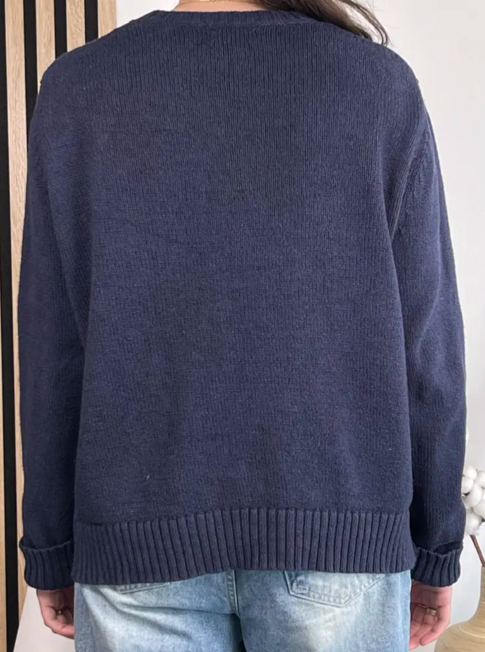 Kultiger Polo Bear Pullover aus Baumwolle und Leinen