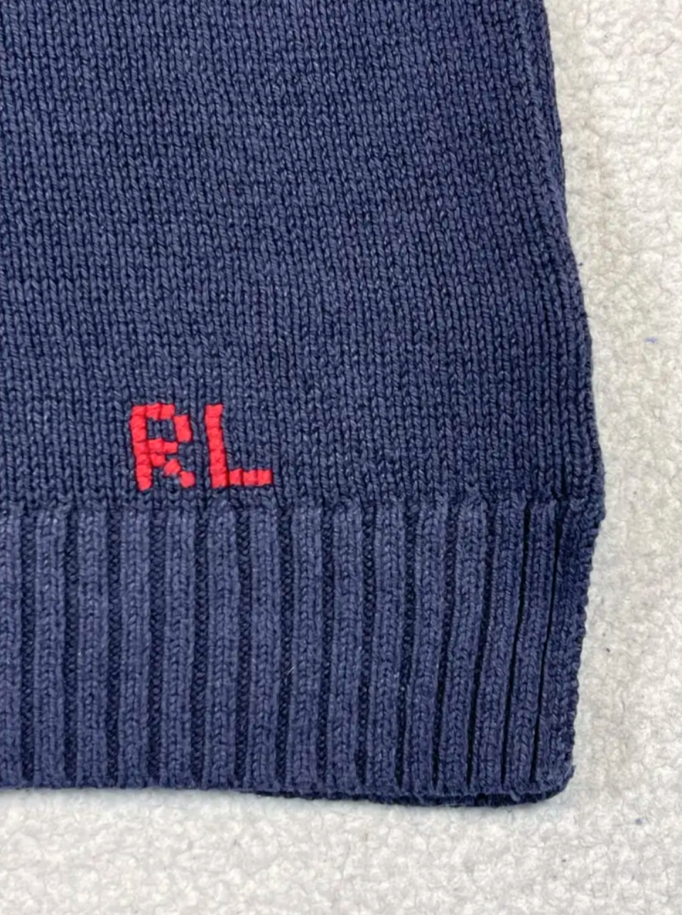 Kultiger Polo Bear Pullover aus Baumwolle und Leinen