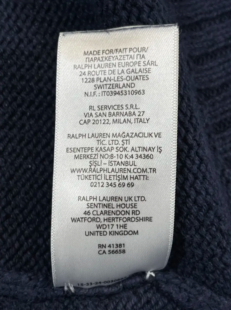 Kultiger Polo Bear Pullover aus Baumwolle und Leinen