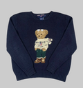 Vintage Ralph Lauren Polo Bear Sport Baumwollpullover