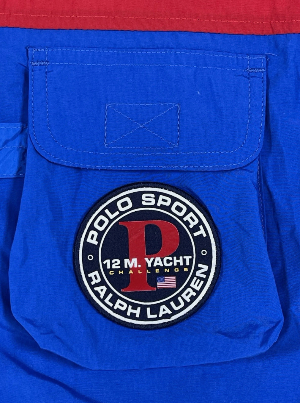 Polo Sport 12 M. Yacht Challenge wasserabweisendes Utility-Hemd im Colour-Block-Design