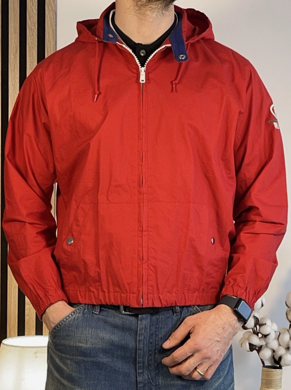Blouson coupe-vent à capuche CP RL-92