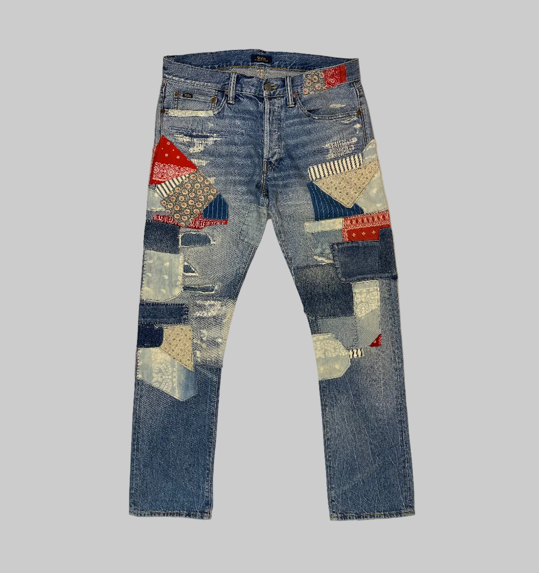 Polo Ralph Lauren Limited Edition Repaired Denim Jeans