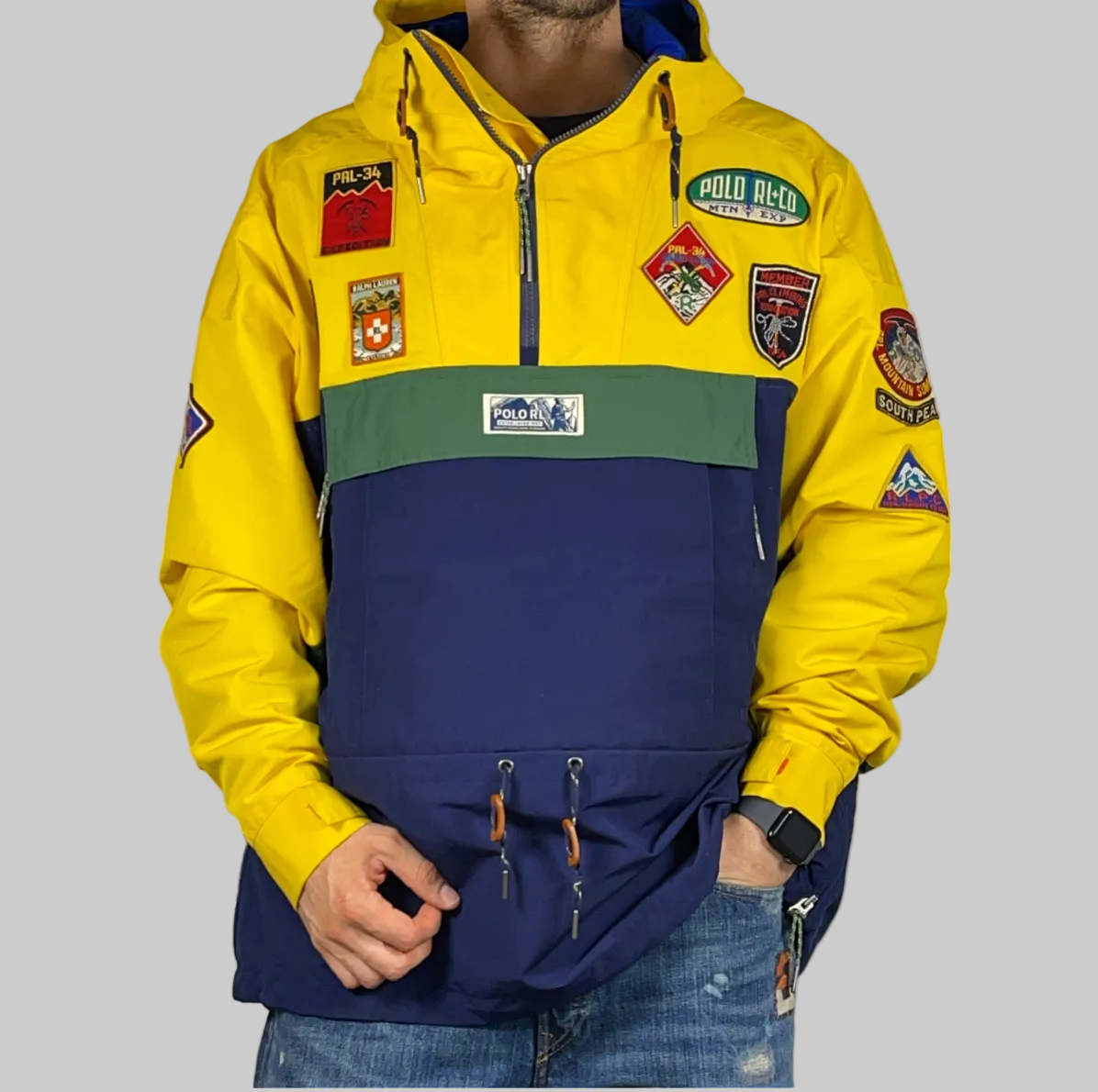 Polo Ralph Lauren Alpine Color-Block Water-Repellent Pullover Jacket (2024)