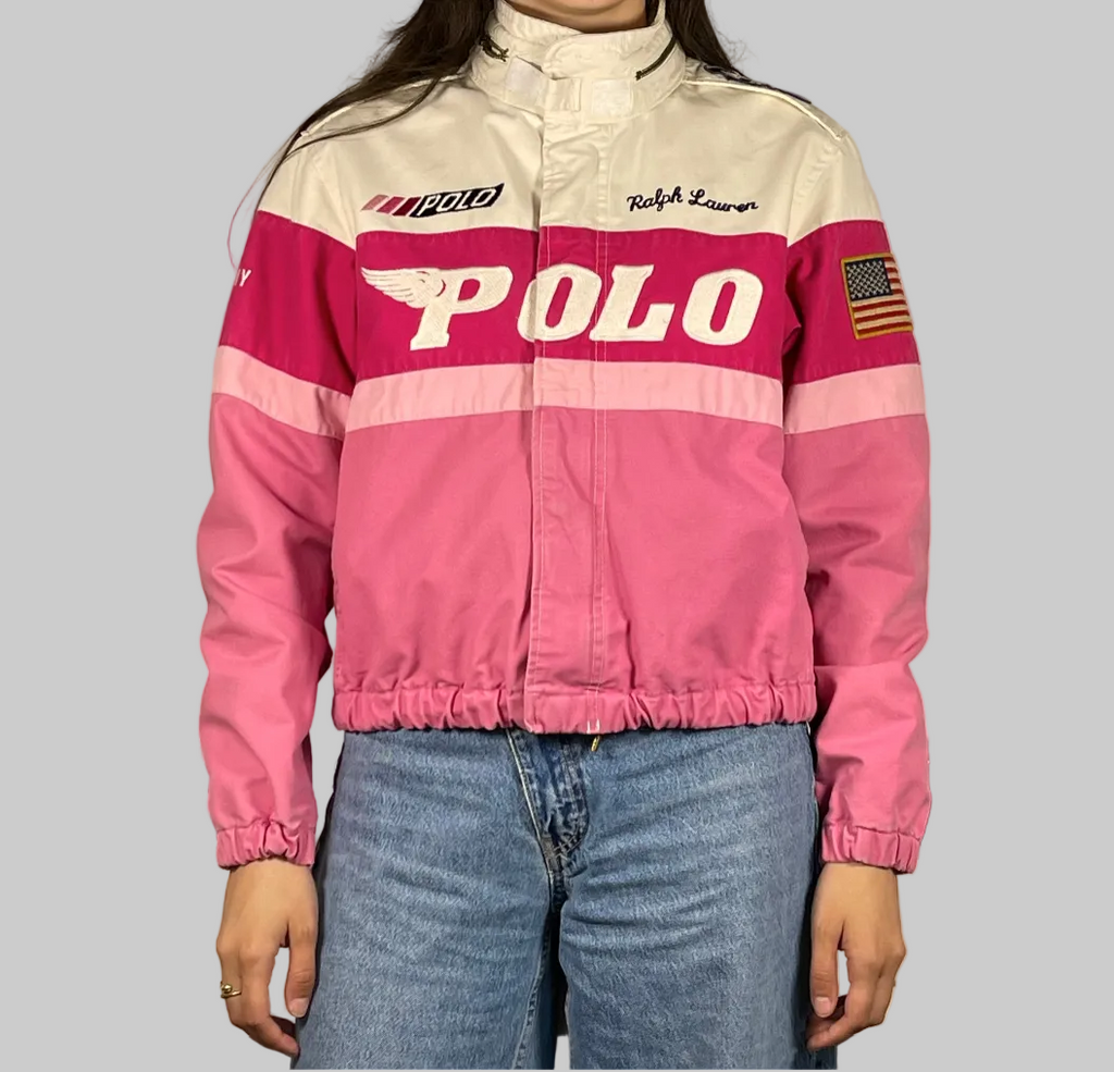 Pink Pony Ralph Lauren Racing Canvas Jacket