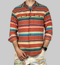 Ralph Lauren Aztec Madras Safari Shirt (Vintage 90s)