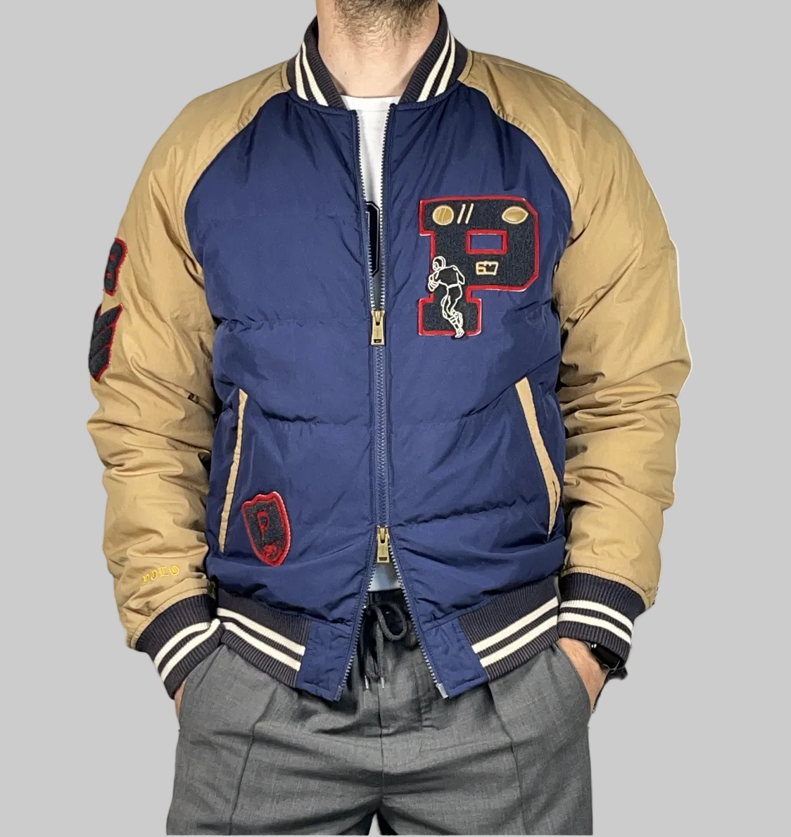 Polo Ralph Lauren Collegiate-Inspired Down Jacket