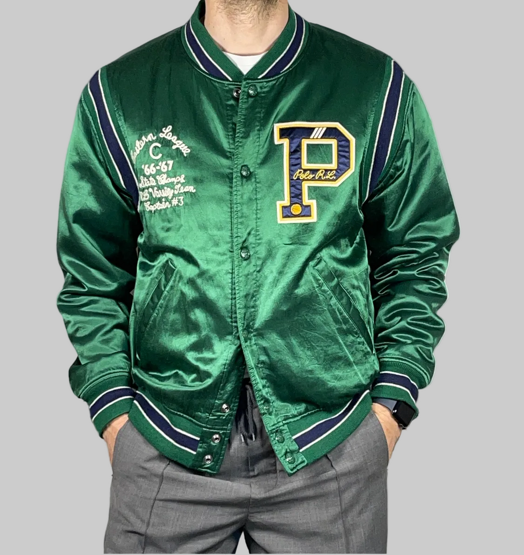Polo Ralph Lauren Satin Varsity Jacket (2023)