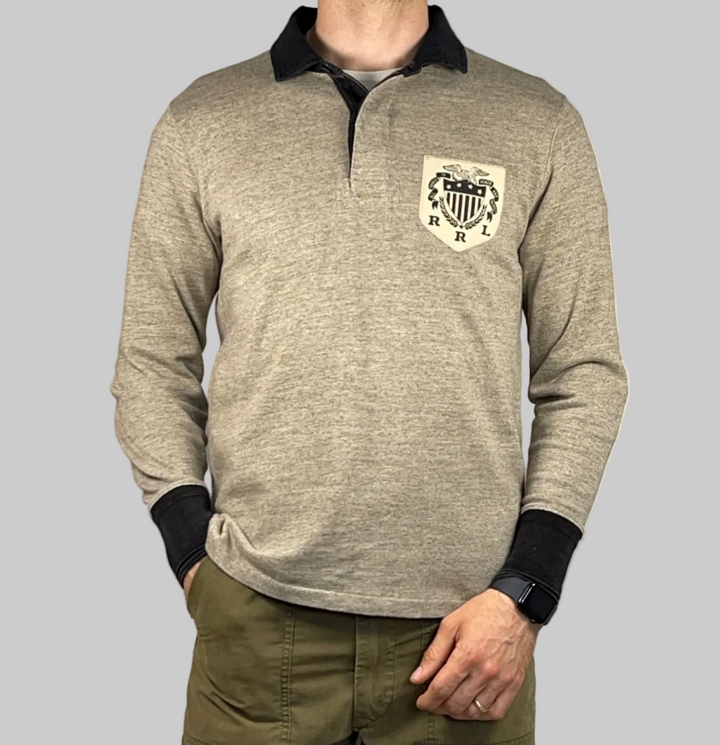 RRL Double RL Double-Knit Rugby Shirt